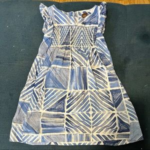 Tea Collection blue & white dress